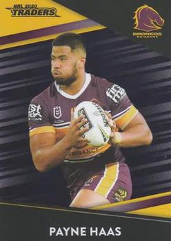 2020 NRL Traders - Platinum Parallel #PS005 Payne Haas Front